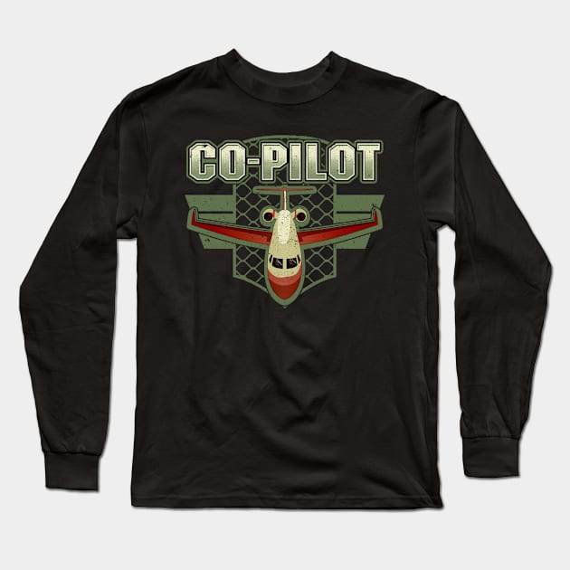 Aviation Airplane Flying Airline Co-Pilot Pilot Long Sleeve T-Shirt by theperfectpresents